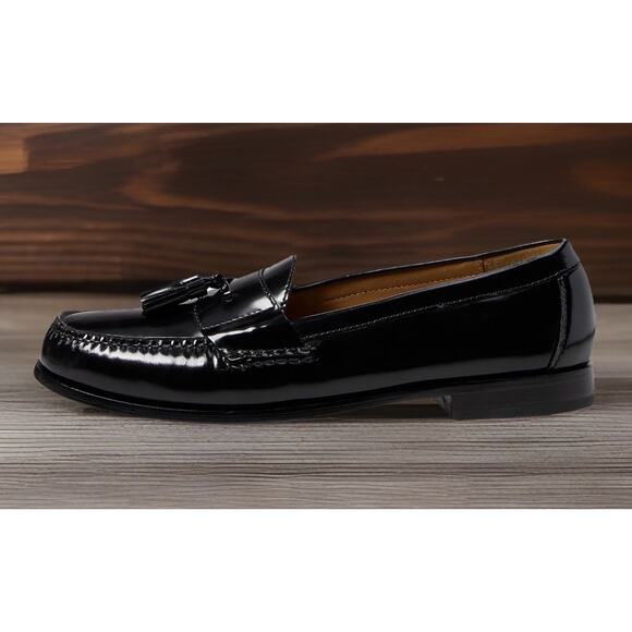 COLE HAAN Black Pinch Tassel Slip On Shoes Mens Size 9.5 New Box Fast Shipping main image 5